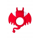 Красное эрекционное кольцо на пенис JOS COCKY DEVIL - JOS - в Миассе купить с доставкой
