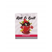 Стимулирующий презерватив-насадка Roll   Ball Raspberry - Sitabella - купить с доставкой в Миассе