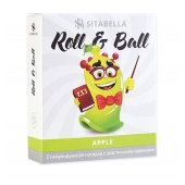 Стимулирующий презерватив-насадка Roll   Ball Apple - Sitabella - купить с доставкой в Миассе