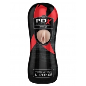 Мастурбатор-вагина Vibrating Pussy Stroker с вибрацией - Pipedream - в Миассе купить с доставкой
