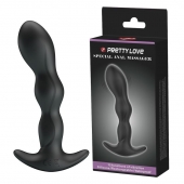 Черный анальный стимулятор простаты с вибрацией Special Anal Massager - 14,5 см. - Baile - в Миассе купить с доставкой