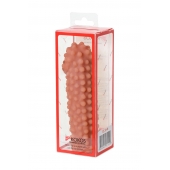 Телесная насадка на фаллос с бугорками KOKOS Extreme Sleeve 10 - 15,8 см. - KOKOS - в Миассе купить с доставкой