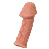 Насадка на фаллос с пузыриками, венками и ребристостью KOKOS Extreme Sleeve 09 - 12,7 см. - KOKOS - в Миассе купить с доставкой