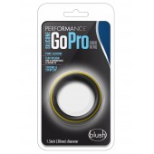 Черно-желтое силиконовое эрекционное кольцо Silicone Go Pro Cock Ring - Blush Novelties - в Миассе купить с доставкой