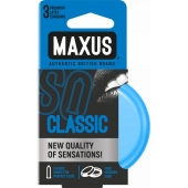 Классические презервативы в железном кейсе MAXUS Classic - 3 шт. - Maxus - купить с доставкой в Миассе