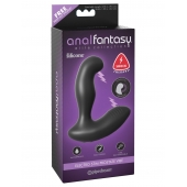 Черный массажер простаты Electro Stim Prostate Vibe с электростимуляцией - 13,3 см. - Pipedream - купить с доставкой в Миассе