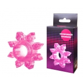 Розовое эрекционное кольцо Cockring star - Erowoman-Eroman - в Миассе купить с доставкой