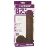 Насадка-реалистик Vac-U-Lock 8  ULTRASKYN Cock - 20,6 см. - Doc Johnson - купить с доставкой в Миассе