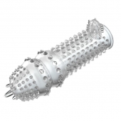 Закрытая прозрачная насадка Crystal sleeve - 14,2 см. - Erowoman-Eroman - в Миассе купить с доставкой