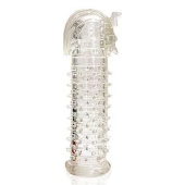 Закрытая прозрачная насадка на пенис Crystal Sleeve Faraon - 13,5 см. - Erowoman-Eroman - в Миассе купить с доставкой