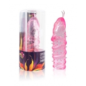Закрытая рельефная насадка Crystal sleeve snakes в виде змеи с усиками - 14 см. - Erowoman-Eroman - в Миассе купить с доставкой