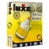 Презерватив LUXE Maxima  Желтый дьявол  - 1 шт. - Luxe - купить с доставкой в Миассе