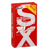 Утолщенные презервативы Sagami Xtreme Feel Long с точками - 10 шт. - Sagami - купить с доставкой в Миассе