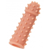 Телесная реалистичная насадка KOKOS Extreme Sleeve 03 с дополнительной стимуляцией - 12,7 см. - KOKOS - в Миассе купить с доставкой