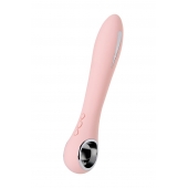 Розовый силиконовый вибратор с электростимуляцией GALVANI VIBE - 21 см. - ToyFa - купить с доставкой в Миассе