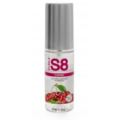 Смазка на водной основе S8 Flavored Lube со вкусом вишни - 50 мл. - Stimul8 - купить с доставкой в Миассе