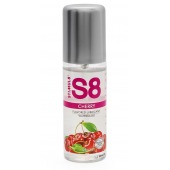 Смазка на водной основе S8 Flavored Lube со вкусом вишни - 125 мл. - Stimul8 - купить с доставкой в Миассе