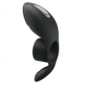 Черное кольцо на пенис с вибрацией Vibration Penis Sleeve - Baile - в Миассе купить с доставкой