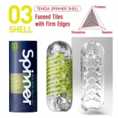 Мастурбатор SPINNER Shell - Tenga - в Миассе купить с доставкой