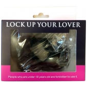 Черные меховые наручники Love с ключиками - Baile - купить с доставкой в Миассе