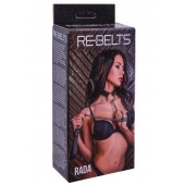 Черный поводок и чокер с кольцом Rada - Rebelts - купить с доставкой в Миассе