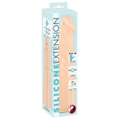 Телесная насадка-удлинитель Silicone Extension - 19 см. - Orion - в Миассе купить с доставкой