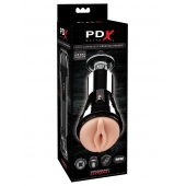 Телесный вибромастурбатор-вагина Cock Compressor Vibrating Stroker - Pipedream - в Миассе купить с доставкой
