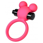Розовое виброкольцо на пенис A-Toys - A-toys - в Миассе купить с доставкой
