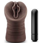 Коричневый мастурбатор-вагина Alexis - Blush Novelties - в Миассе купить с доставкой