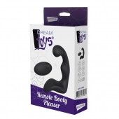 Черный вибромассажер простаты REMOTE BOOTY PLEASER - Dream Toys - в Миассе купить с доставкой