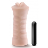 Телесный мастурбатор-ротик Angie - Blush Novelties - в Миассе купить с доставкой