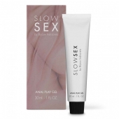 Лубрикант на водной основе Slow Sex Anal Play Gel - 30 мл. - Bijoux Indiscrets - купить с доставкой в Миассе