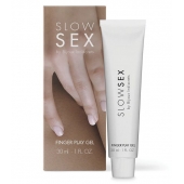 Гель для мастурбации с ароматом кокоса Slow Sex Finger Play Gel - 30 мл. - Bijoux Indiscrets - купить с доставкой в Миассе