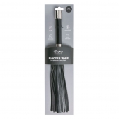 Черная плеть Easytoys Flogger With Metal Grip - 38 см. - Easy toys - купить с доставкой в Миассе