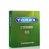 Текстурированные презервативы Torex  С точками  - 3 шт. - Torex - купить с доставкой в Миассе