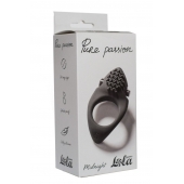 Черное эрекционное виброкольцо Pure Passion Midnight - Lola Games - в Миассе купить с доставкой