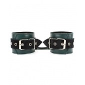 Изумрудные оковы на ноги Ladys Arsenal на карабинах - БДСМ Арсенал - купить с доставкой в Миассе