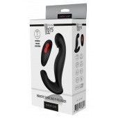 Черный вибромассажер простаты SWIRLING P-PLEASER - Dream Toys - в Миассе купить с доставкой