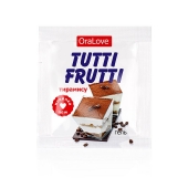 Пробник гель-смазки Tutti-frutti со вкусом тирамису - 4 гр. - Биоритм - купить с доставкой в Миассе