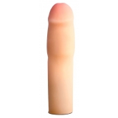 Телесная насадка-удлинитель на пенис PERFORMANCE 1.5INCH COCK XTENDER - 16 см. - Blush Novelties - в Миассе купить с доставкой