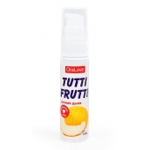 Гель-смазка Tutti-frutti со вкусом сочной дыни - 30 гр. - Биоритм - купить с доставкой в Миассе