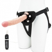 Регулируемые трусики с вибрирующей насадкой - 21 см. - Lux Fetish - купить с доставкой в Миассе