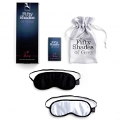 Набор из двух масок на глаза Soft Blindfold Twin Pack - Fifty Shades of Grey - купить с доставкой в Миассе