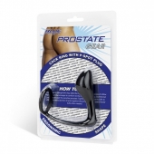 Стимулятор простаты с фиксацией эрекционным кольцом Prostate Gear - BlueLine - в Миассе купить с доставкой