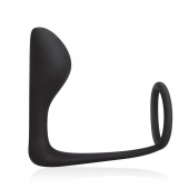 Стимулятор простаты с фиксацией эрекционным кольцом Prostate Gear - BlueLine - в Миассе купить с доставкой