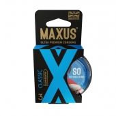 Классические презервативы в пластиковом кейсе MAXUS Classic - 3 шт. - Maxus - купить с доставкой в Миассе