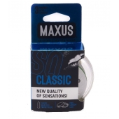 Классические презервативы в пластиковом кейсе MAXUS Classic - 3 шт. - Maxus - купить с доставкой в Миассе