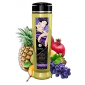 Массажное масло Libido Exotic Fruits с ароматом экзотических фруктов - 240 мл. - Shunga - купить с доставкой в Миассе