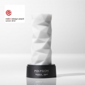 Белый 3D мастурбатор POLYGON - Tenga - в Миассе купить с доставкой