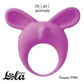 Фиолетовое эрекционное кольцо Fennec Phil - Lola Games - в Миассе купить с доставкой